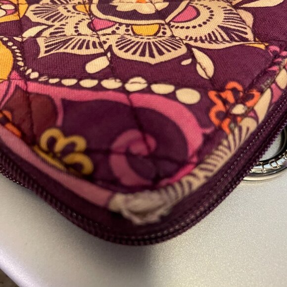 Vera Bradley Waverly Black & White Shoulder Tote Bag Floral 11" x 10"! - Picture 6 of 6